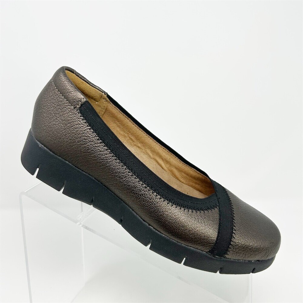 Clarks Artisan Daelyn Hill Womens Slip-On Wedge Comfort Shoes Brown Size 7